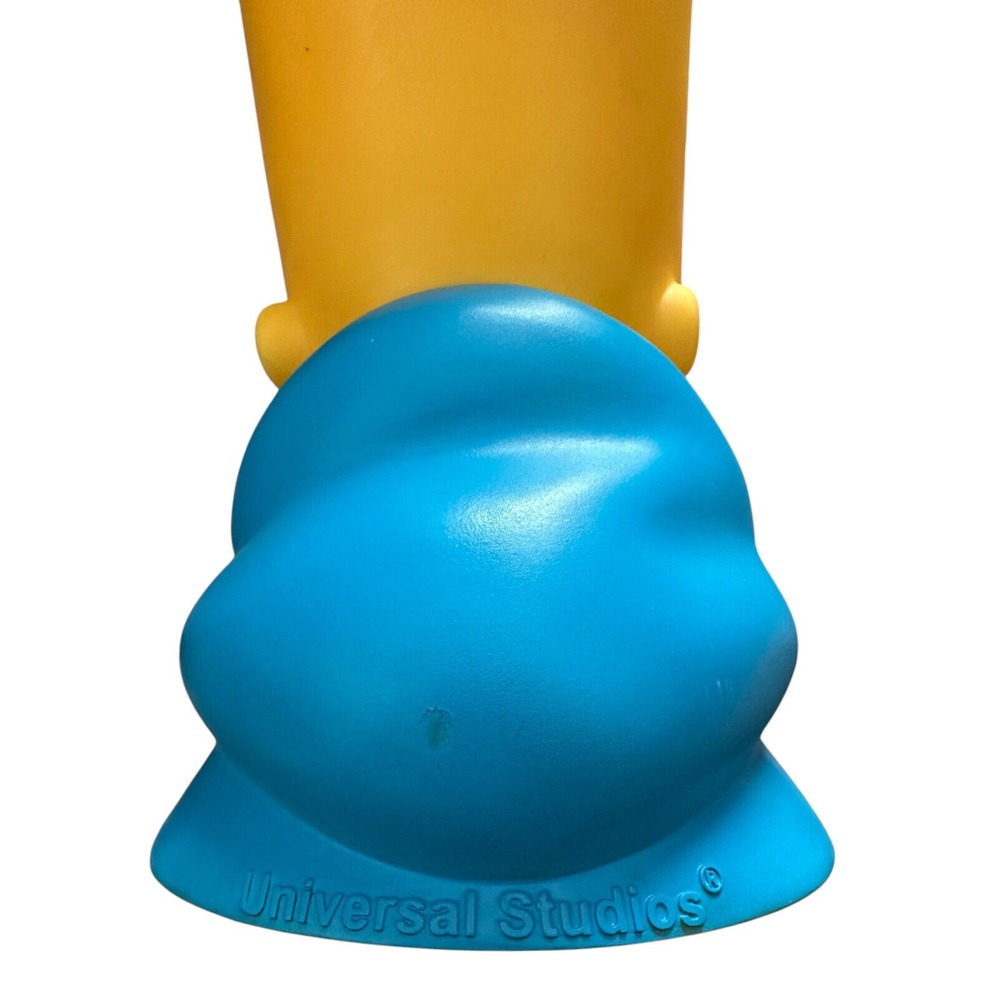 Universal Studios Bart Simpson 32 oz Sipper Cup Water Bottle w/ Straw Souvenir - Picture 7 of 12
